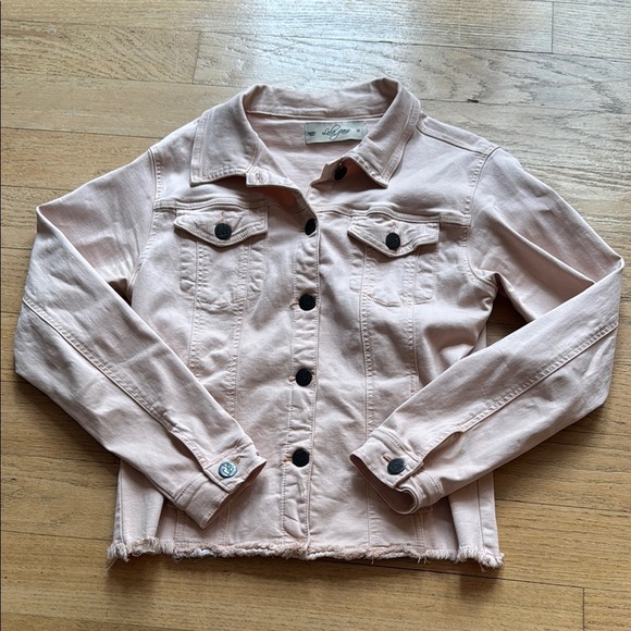 Pink Jean jacket size Medium - Picture 7 of 11